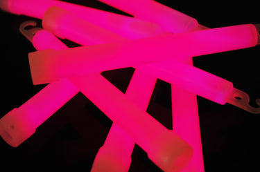 6 inch 15mm Pink Premium Safety Glow Sticks- 25 Per Package